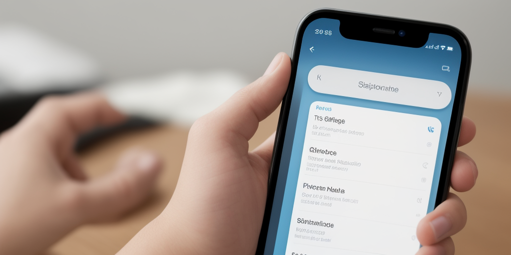Ouvrir les Réglages iPhone