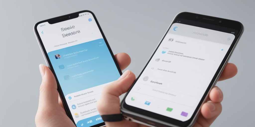 Appuyer barre recherche haut écran