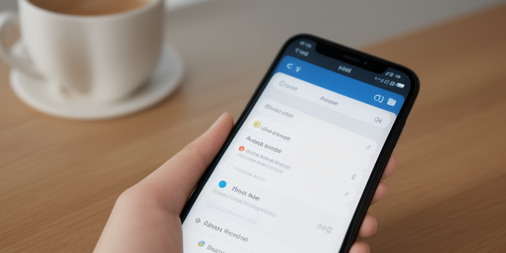Appuyer longuement sur icône application