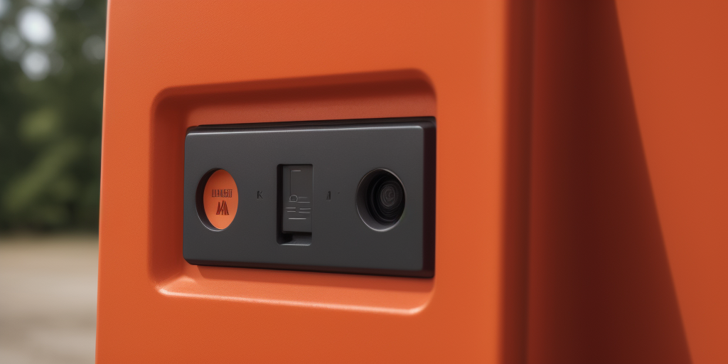 Repérer bouton Reset derrière box Orange