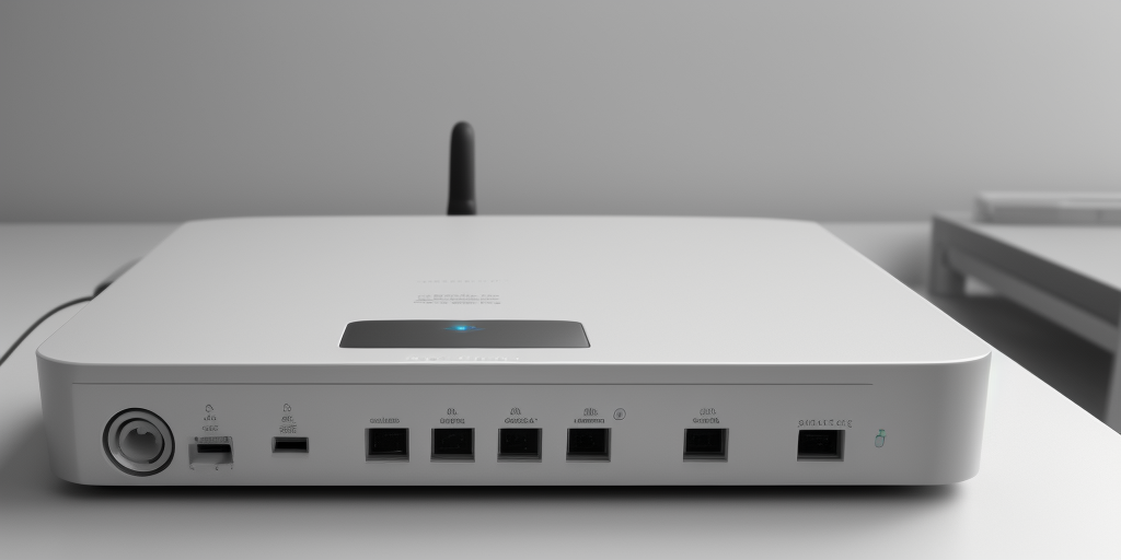Brancher le câble Ethernet dans le port WAN
