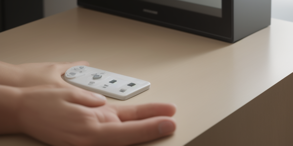 Allumer la télévision avec la télécommande
