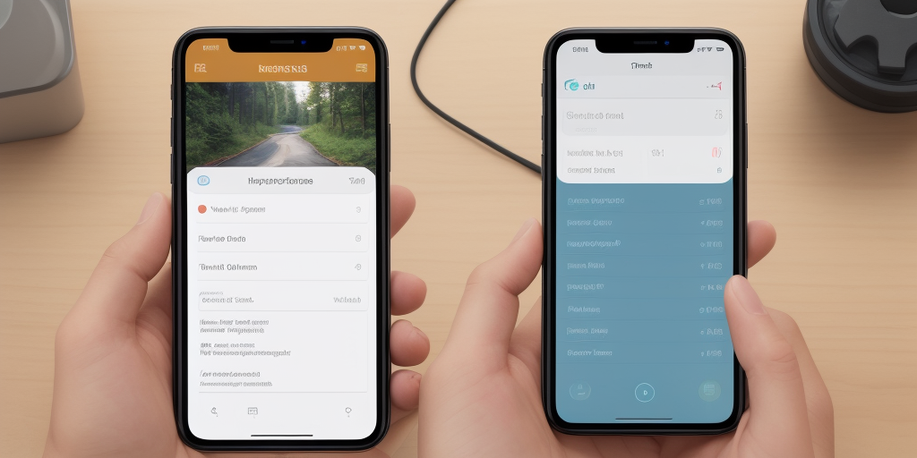 Balayer l'écran vers le haut pour le centre de contrôle iOS