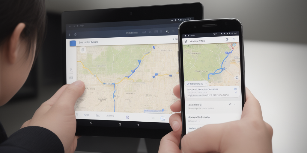 Utiliser le bouton itinéraire pour navigation