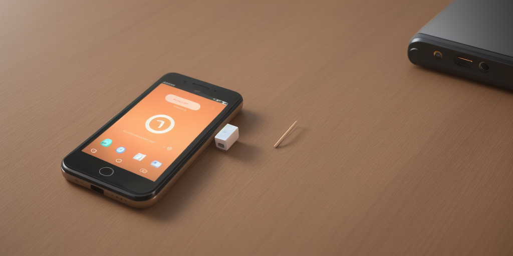 Nettoyer le port de charge avec un cure-dent