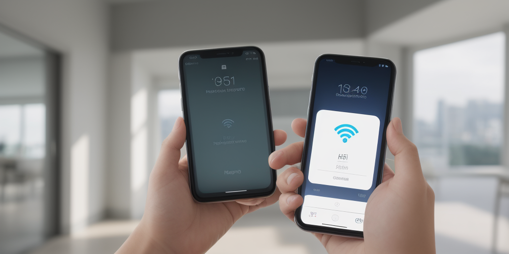 Activer le WiFi en appuyant sur le bouton