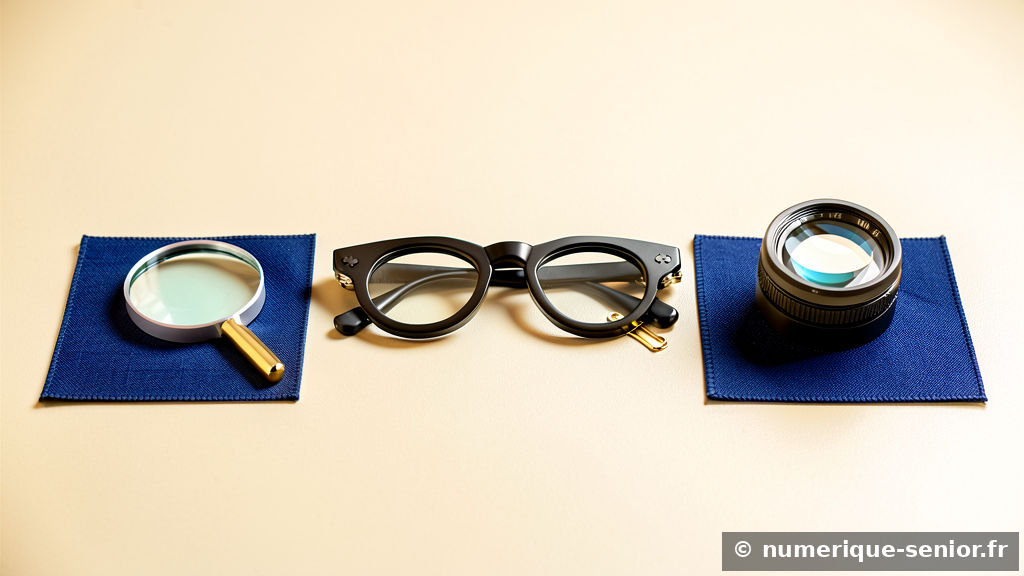 Lunettes de lecture/loupe frontale