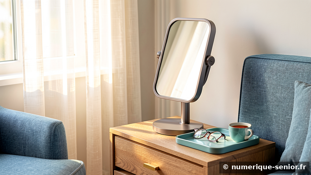Miroirs grossissants lumineux